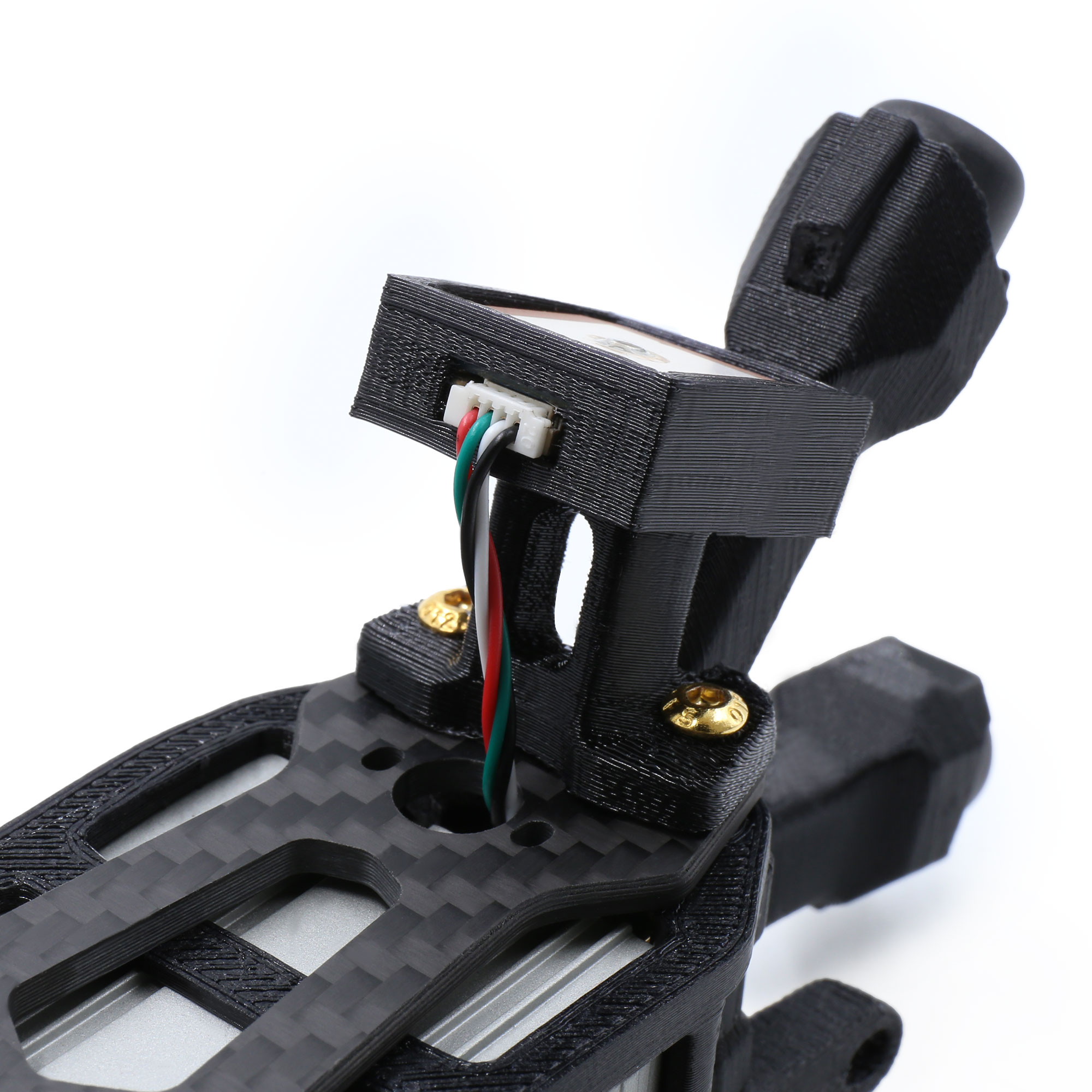 Foxeer Reaper F4 128K 65A Esc - حامل وحدة GPS مطبوع بتقنية ثلاثية