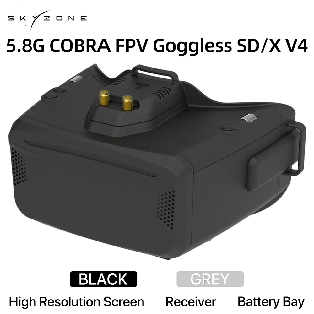 SKYZONE Cobra SD X V4 FPV نظار - مراجعة Skyzone Cobra X V2 Fpv Goggles وسعره