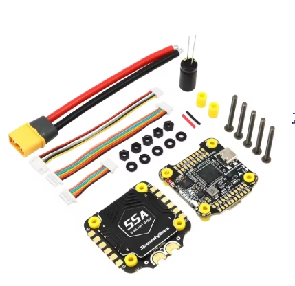 وحدة تحكم F405 V4 4 في 1 بتقني - مراجعة Speedybee F405 V4 Bls 55A Stack وسعره