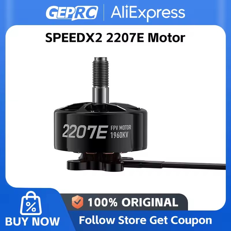 GEPRC SPEEDX2 1/2/4 قطعة 2207E - مراجعة Foxeer Reaper F4 128K 65A Esc وسعره