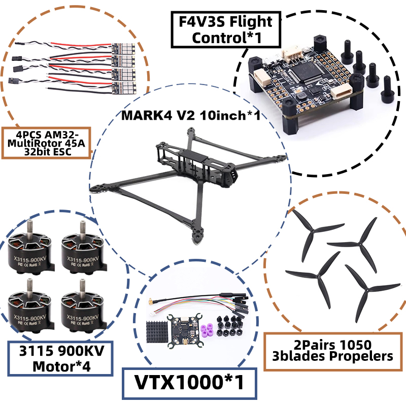 طائرة بدون طيار MARK4 V2 مقاس  - مراجعة Radiomaster Ranger 2.4Ghz Elrs Module وسعره