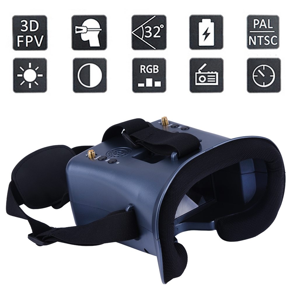 008D 5.8G 40CH 4.3 بوصة 800*48 - مراجعة Skyzone Cobra X V2 Fpv Goggles وسعره
