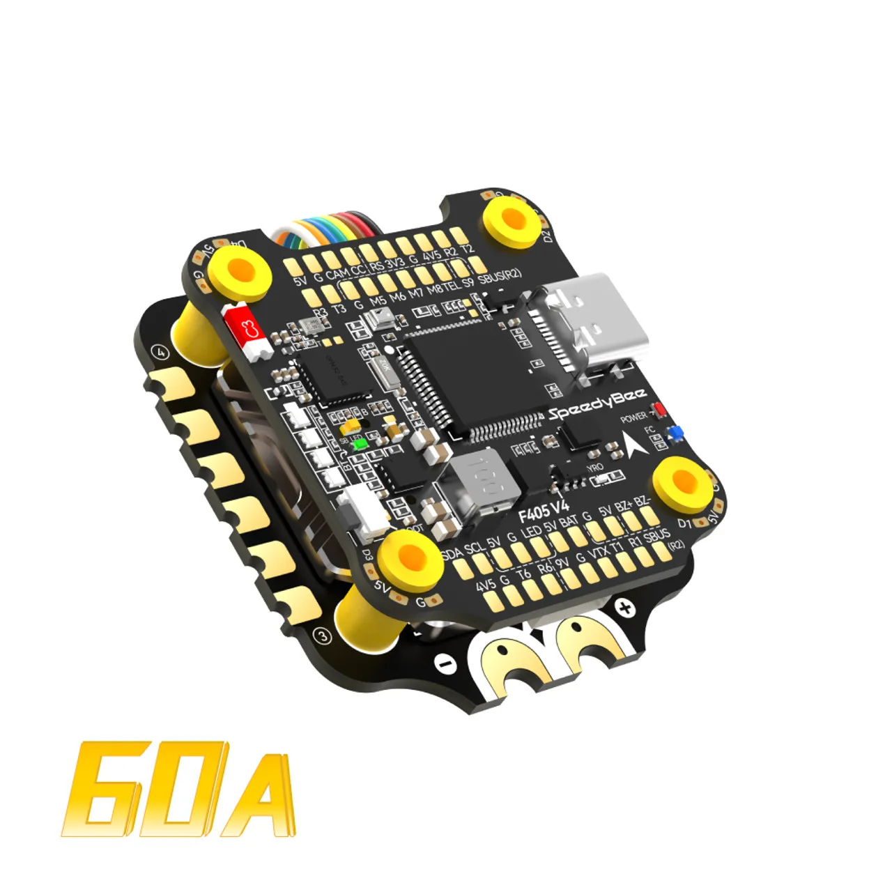سبيدي بي F405 V4 BLS 60A 30x30 - مراجعة Speedybee F405 V4 Bls 55A Stack وسعره
